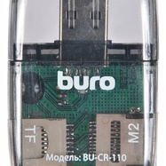 30910 Устройство чтения карт памяти USB2.0 Buro BU-CR-110 черный (Флеш, карты памяти, картридеры / Носители информации) - It-monolit: компьютеры, и комплектующие.