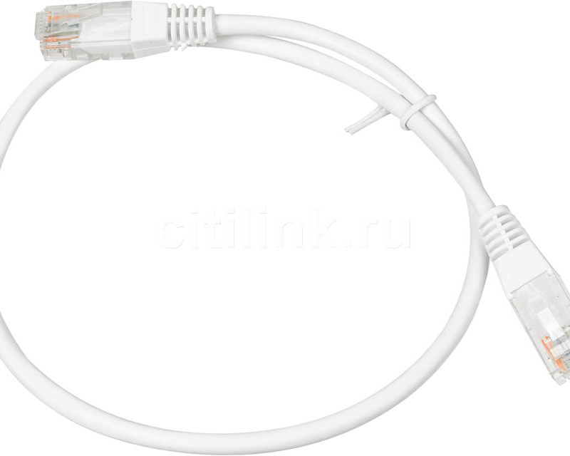 31180 Патчкорд UTP кат. 5E Lanmaster (TWT-45-45-0.5-WH) 0,5м белый (Кабель для скс, пачкорды / Кабель для скс, пачкорды) - It-monolit: компьютеры, и комплектующие.